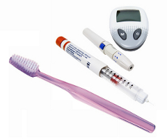 Diabetes Equipment and Toothbrush